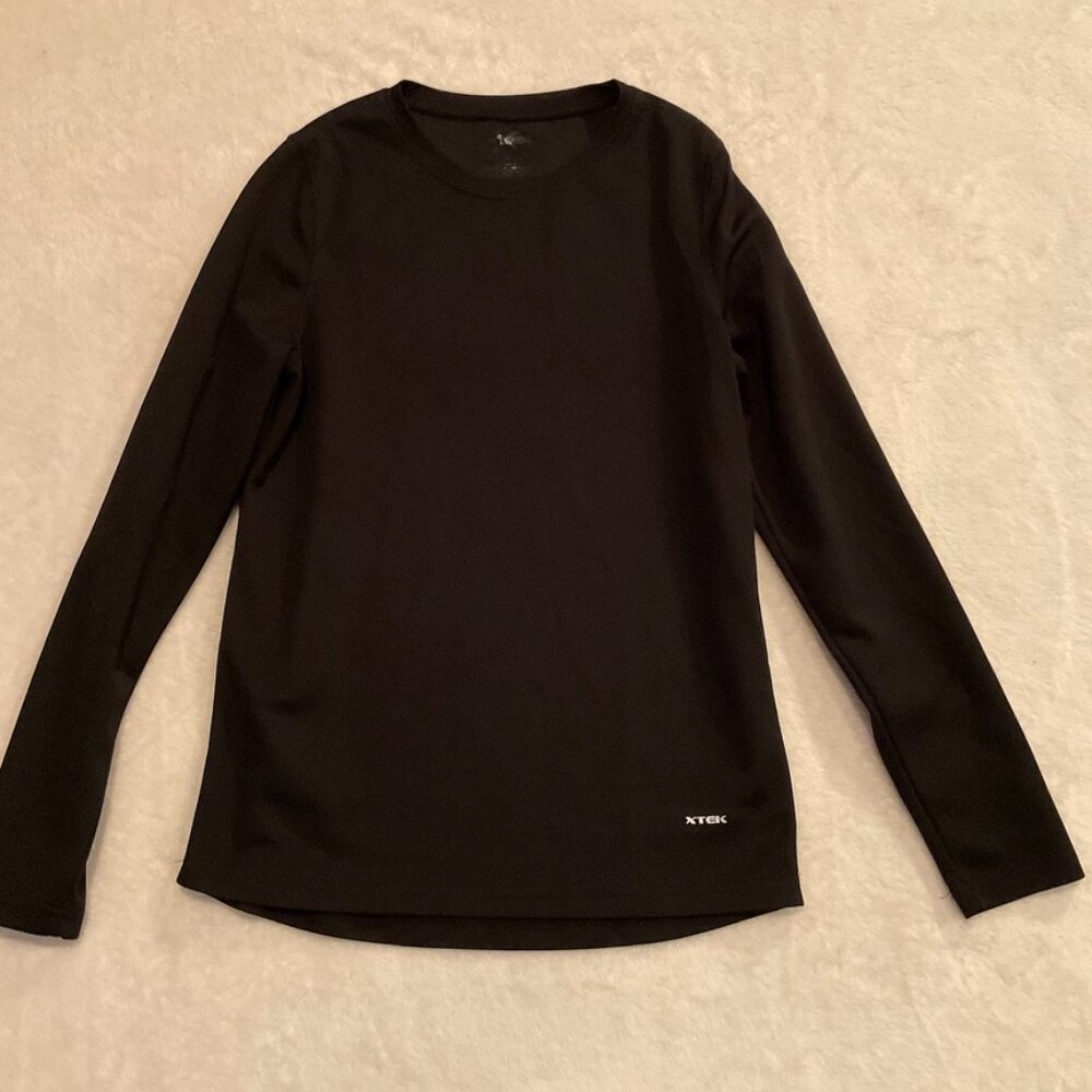 XTek Black Long Sleeve Under Layer Shirt Womens Size Medium